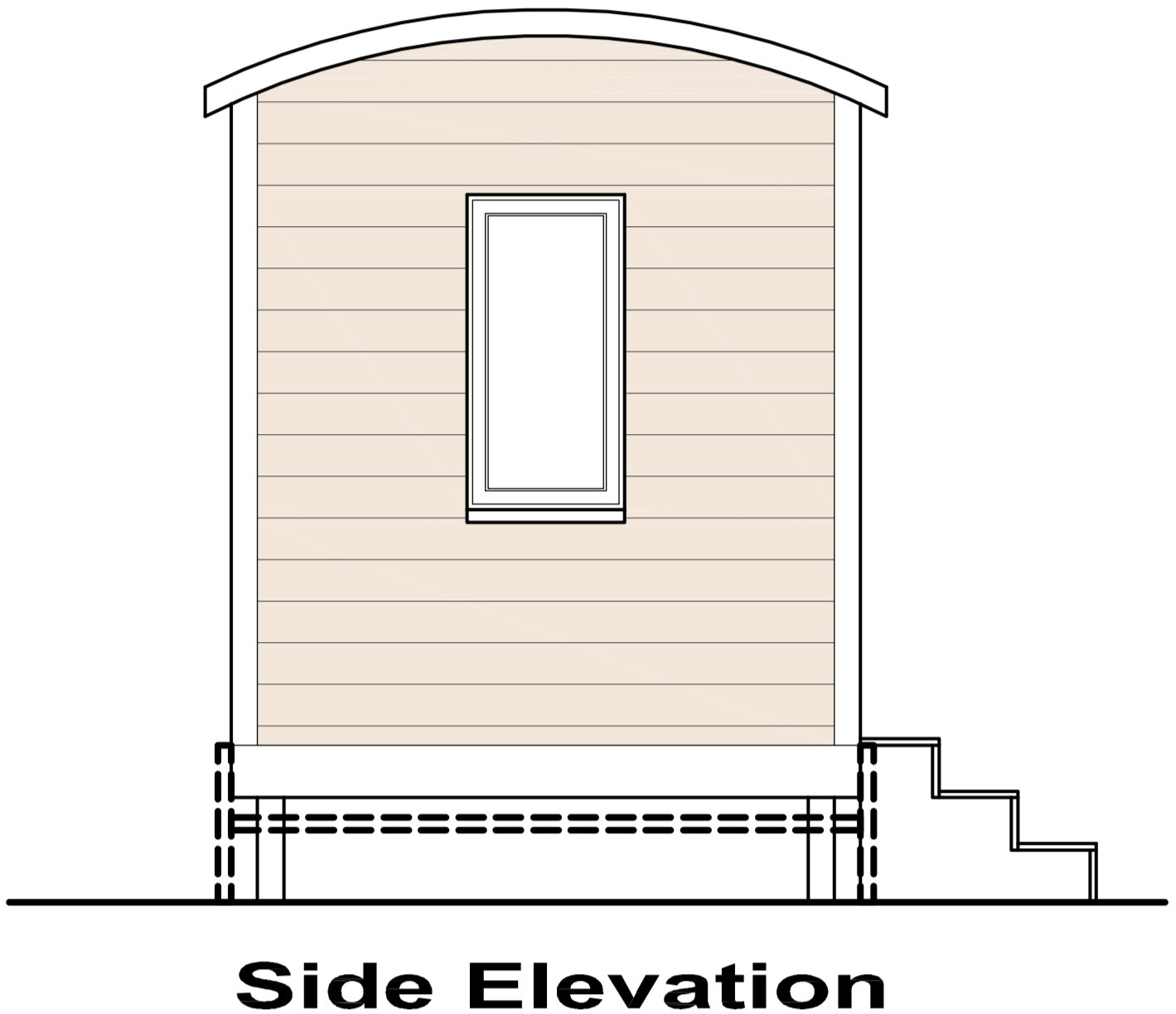 Hut Side Plan