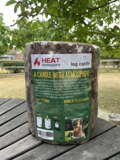 Swedish Log Candle